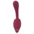 Javida - Vibratore 2in1 con lingua (rosso)