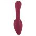 Javida - Vibratore 2in1 con lingua (rosso)