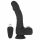 Naked Addiction - vibratore realistico rotante-spingente (nero)