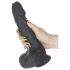 Naked Addiction - vibratore realistico rotante-spingente (nero)