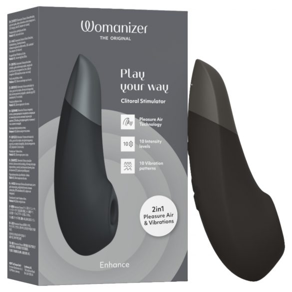 Womanizer Enhance - Stimolatore del clitoride ad aria (nero)