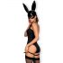 Obsessive OB7008 Sexy Bunny - Costume coniglietta sexy (nero)