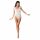 Passion BS064 - Body a rete bianco aperto - Taglia S-L