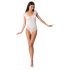 Passion BS064 - Body a rete bianco aperto - Taglia S-L