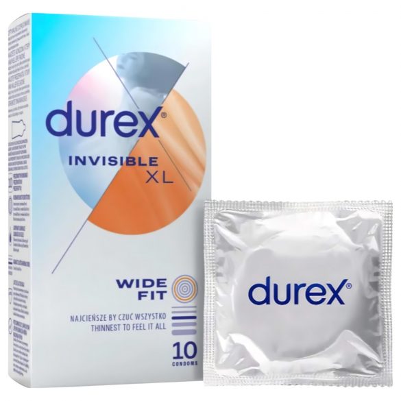 Durex Invisible XL - preservativi extra grandi (10 pz)