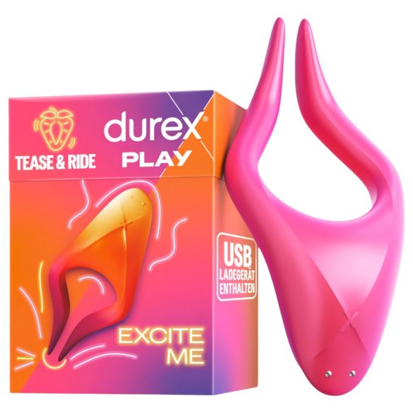 Durex Tease & Ride - Stimolatore zone erogene (rosa)