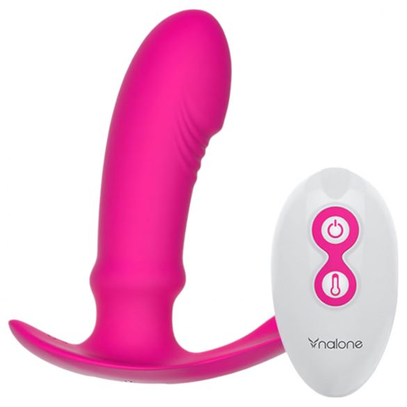 Nalone Marley - Vibratore prostatico rosa con calore e telecomando