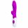 Pretty Love Snappy - Vibratore G-spot impermeabile con stimolatore clitoride (viola)