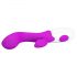 Pretty Love Brighty - vibratore impermeabile con braccio clitorideo per punto G (viola)