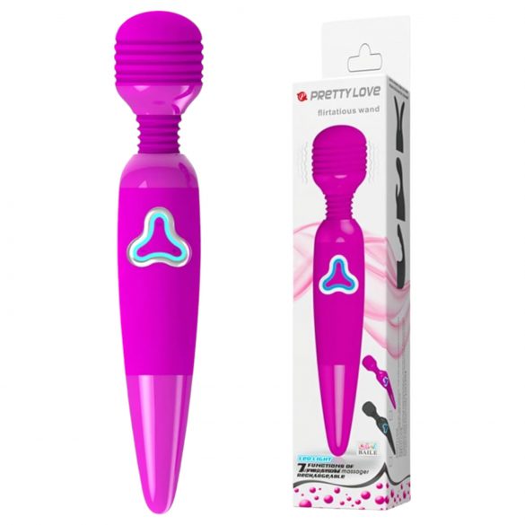 Pretty Love Wand - vibratore massaggiante ricaricabile (viola)