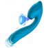 Vibeconnect - Vibratore impermeabile G-spot e stimolatore clitorideo (blu)