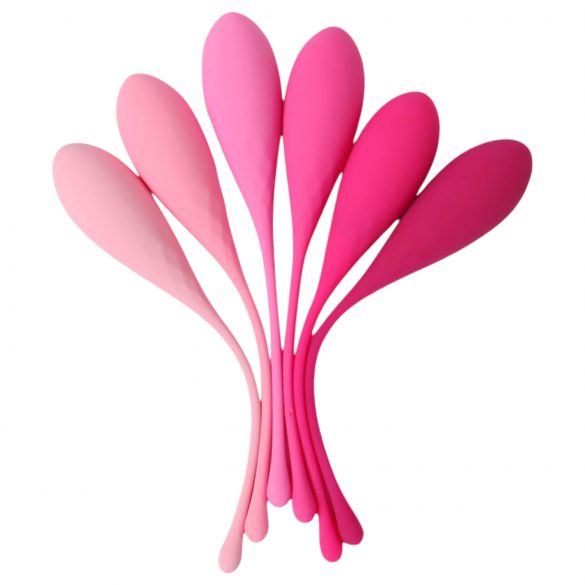 Sex HD Eggs - Set di 6 palline Kegel (rosa)