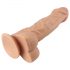 Lovetoy Real Extreme - Dildo con ventosa e testicoli - 23 cm (natura)