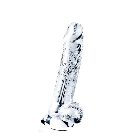 Lovetoy Flawless Clear - Dildo Ventosa Trasparente 19cm