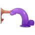 Lovetoy Jelly Studs - Dildo realistico con base - 20 cm (viola)