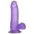 Lovetoy Jelly Studs - Dildo realistico con base - 15cm (viola)