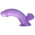 Lovetoy Jelly Studs - Dildo realistico con base - 15cm (viola)