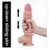 Lovetoy Sliding-Skin - Dildo a doppio strato 23cm (naturale)