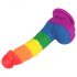 Lovetoy Prider - Dildo Realistico in Silicone Liquido - 19cm (Arcobaleno)