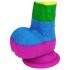 Lovetoy Prider - Dildo Realistico in Silicone Liquido - 19cm (Arcobaleno)