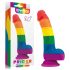 Lovetoy Prider - Dildo Realistico in Silicone Liquido - 19cm (Arcobaleno)