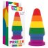 Lovetoy Prider - plug anale arcobaleno 15 cm