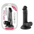 Mr. Rude - Dildo realistico ventosa con testicoli 17cm (nero)