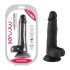 Mr. Rude - Dildo realistico con ventosa e testicoli - 19cm (nero)