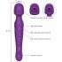 Tracy's Dog Wand - Massaggiatore vibrante pulsante (viola)