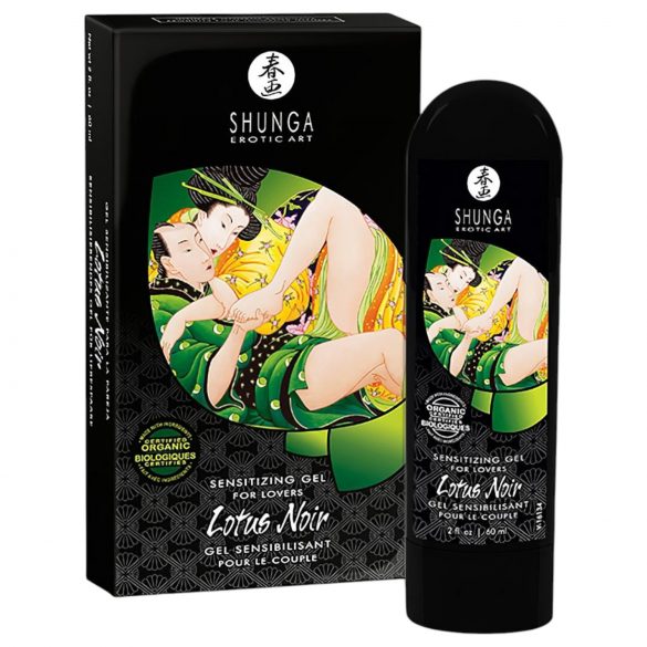 Shunga Lotus Noir - gel stimolante unisex (60ml)