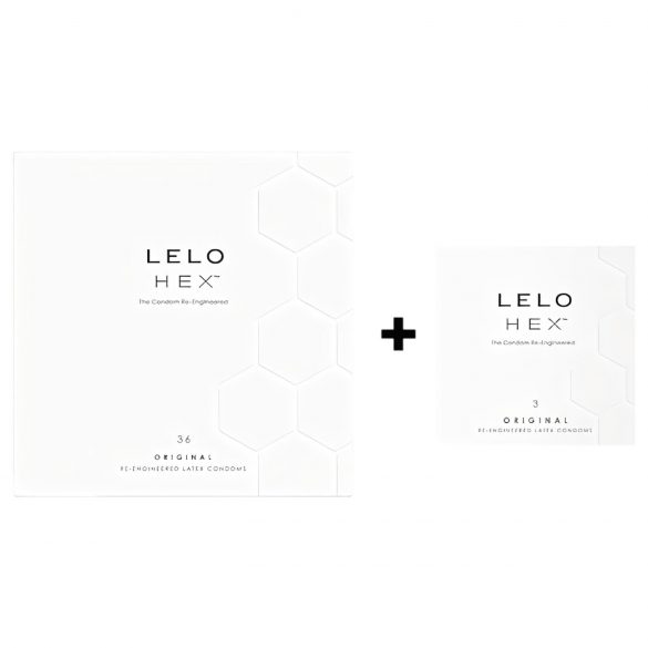 LELO Hex Original - confezione lusso preservativi (36+3 pezzi)