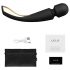 LELO Smart Wand 2 - grande - massaggiatore vibratore ricaricabile (nero)