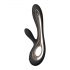 LELO Soraya 2 - Elegante vibratore waterproof con stimolatore clitorideo (nero)