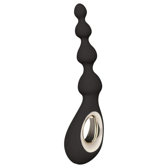 LELO Soraya Beads - vibratore anale ricaricabile e impermeabile (nero)