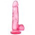 bjours Sweet N Hard 4 - Dildo con ventosa e testicoli (rosa)