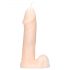 Scandalous - Candela a forma di pene con testicoli - naturale (133g)