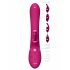 Vive Chou - vibratore clitorideo rosa con testine intercambiabili ricaricabile