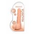 RealRock Dong 8 - Dildo realistico con testicoli (20cm) - Naturale