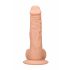 RealRock Dong 8 - Dildo realistico con testicoli (20cm) - Naturale