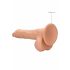 RealRock Dong 8 - Dildo realistico con testicoli (20cm) - Naturale