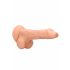 RealRock Dong 8 - Dildo realistico con testicoli (20cm) - Naturale