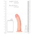 RealRock - Dildo realistico con base a ventosa 15,5cm (naturale)