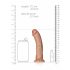 RealRock - Dildo realistico 15,5 cm (natura scura)