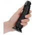 RealRock - Dildo realistico con base a ventosa 15,5cm (nero)