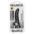 RealRock - Dildo realistico con base a ventosa 15,5cm (nero)