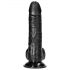 RealRock - Dildo realistico con base a ventosa 15,5cm (nero)