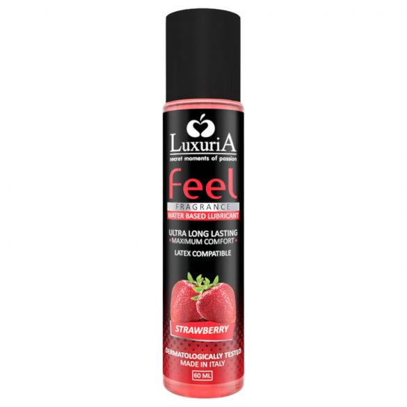 LuxuriA Feel Strawberry - Lubrificante a base d'acqua al gusto fragola (60ml)