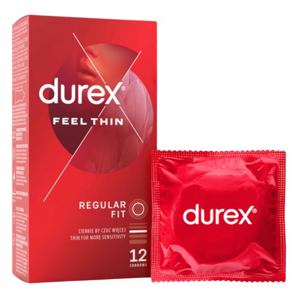 Durex Feel Thin - Sensazione naturale preservativi (12 pz)