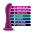 Temptasia Bellatrix - Dildo con base a ventosa (viola)