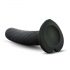 Temptasia Twist Small - dildo nero a spirale con base a ventosa